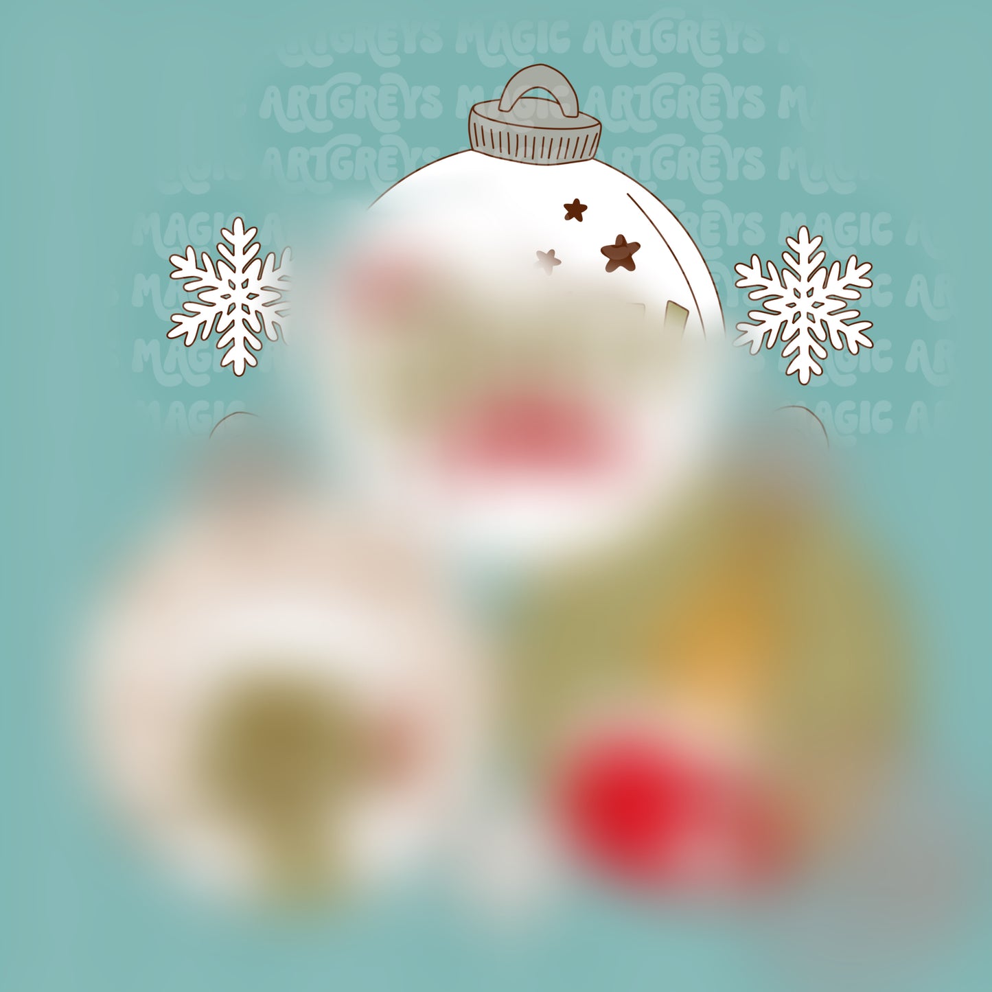 Mean Man Ornament PNG
