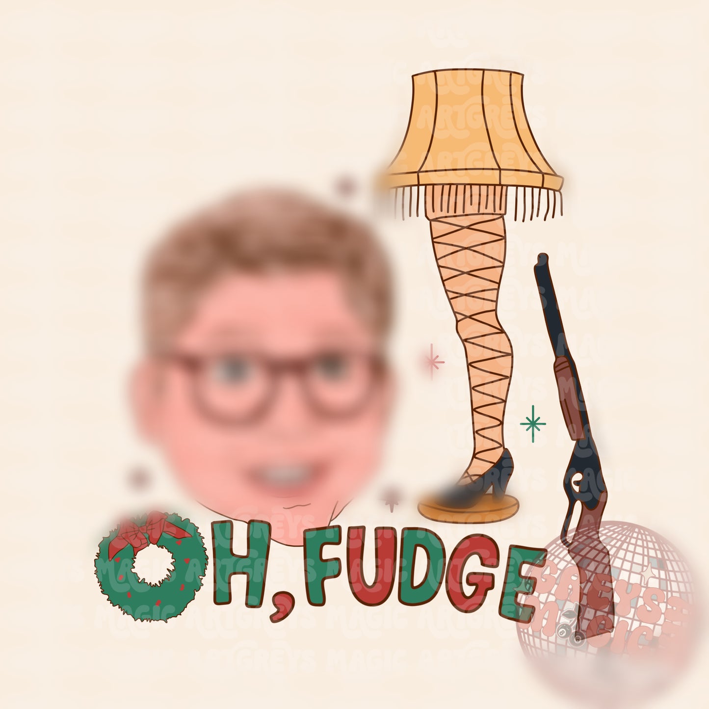 Oh Fudge Christmas PNG
