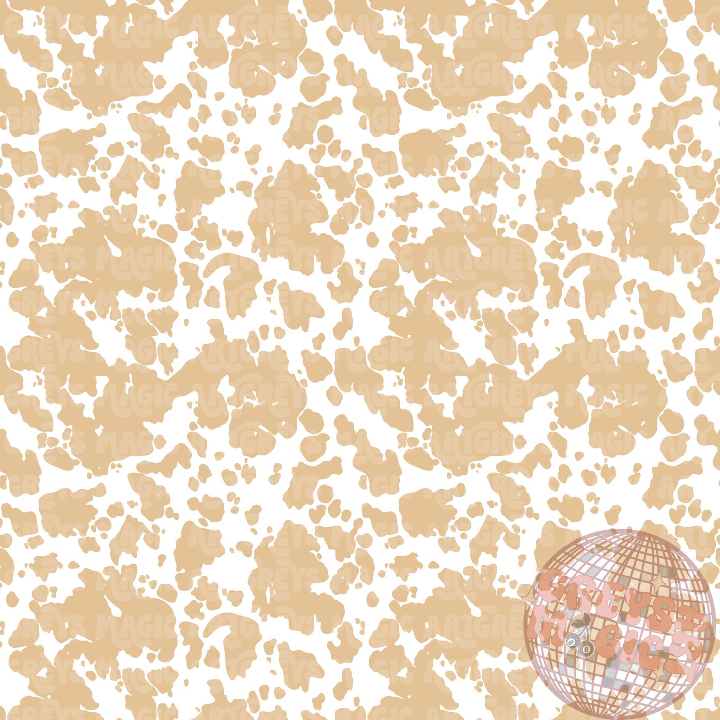 Howdy Minnie Cowprint Brown Coord Seamless File