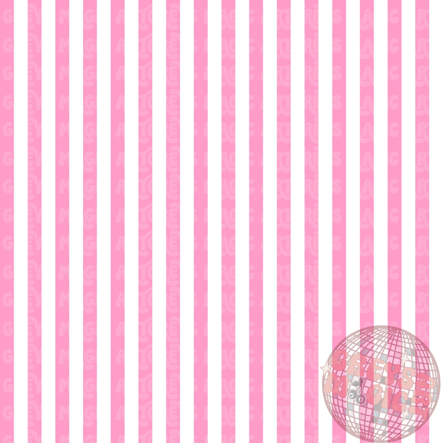 Pink And White Stripes