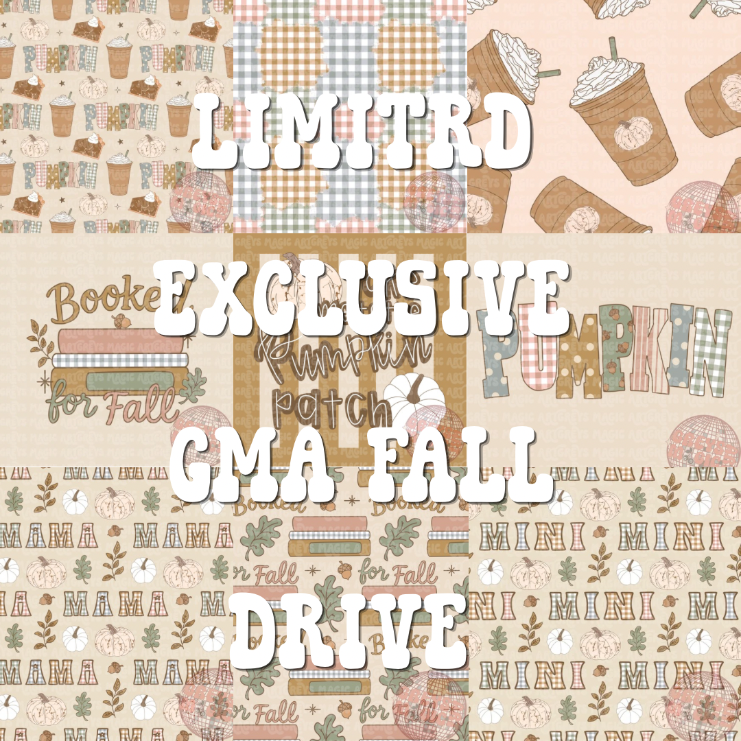 LIMITED EXCLUSIVE GMA PNG / SEAMLESS FILE FALL DRIVE