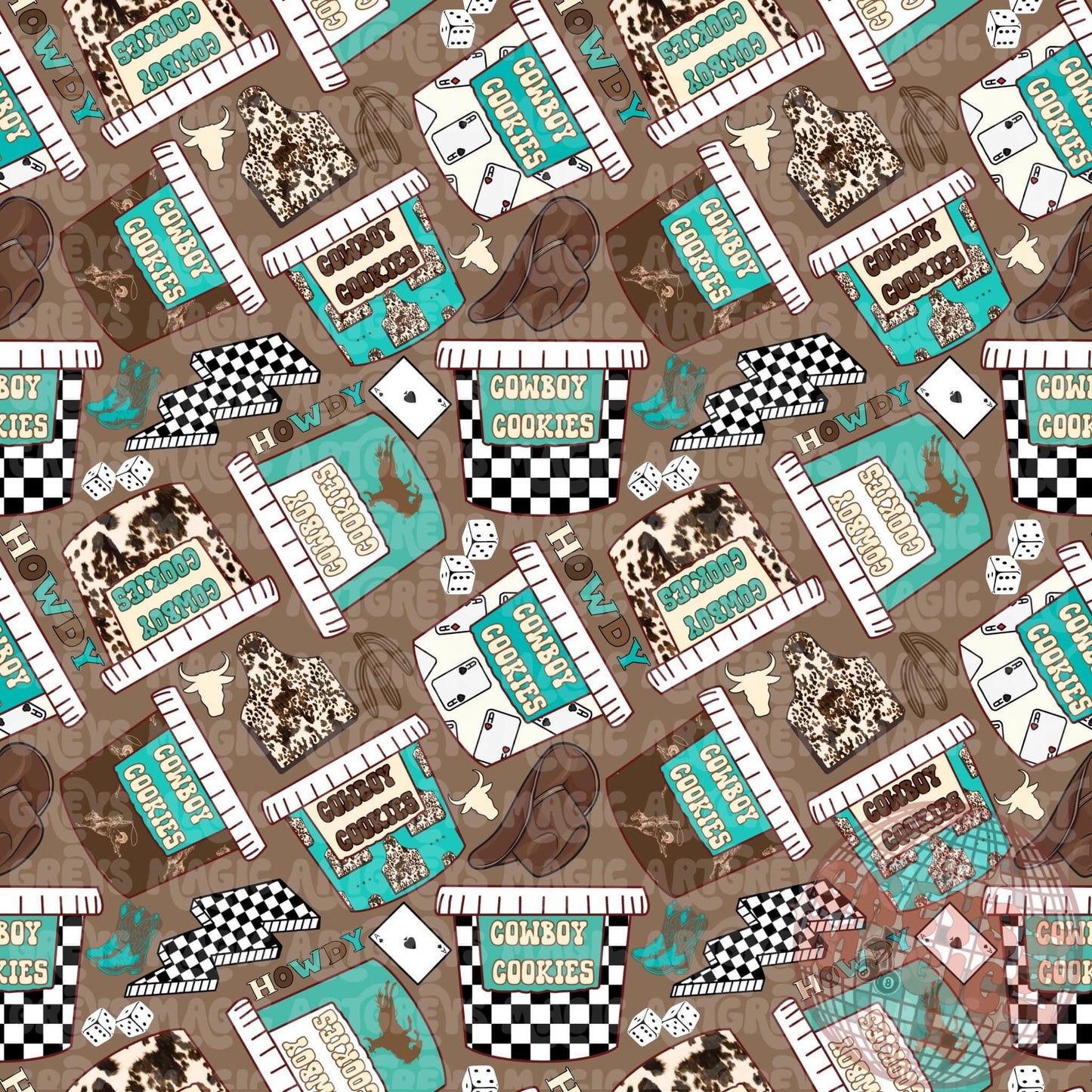 Cowboy Cookies Seamless File