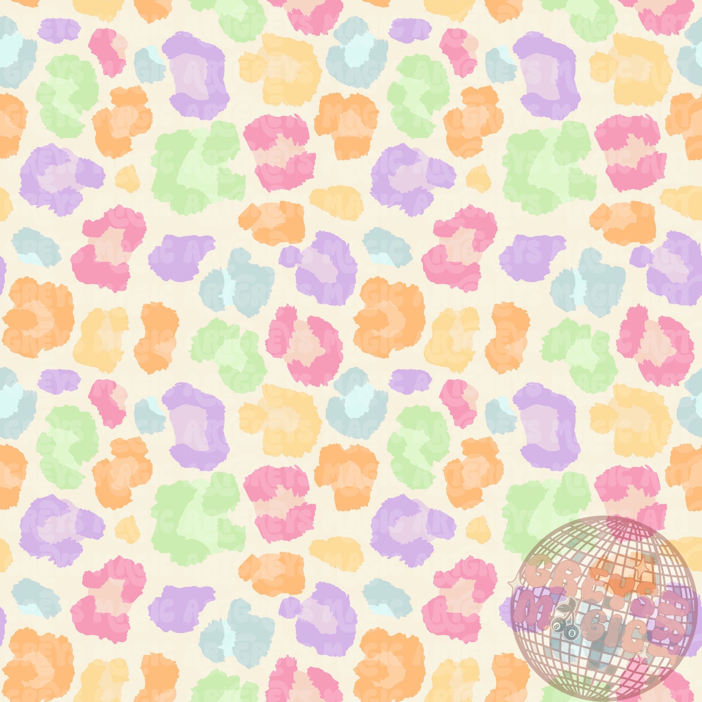 Pastel Cheetah Seamless File