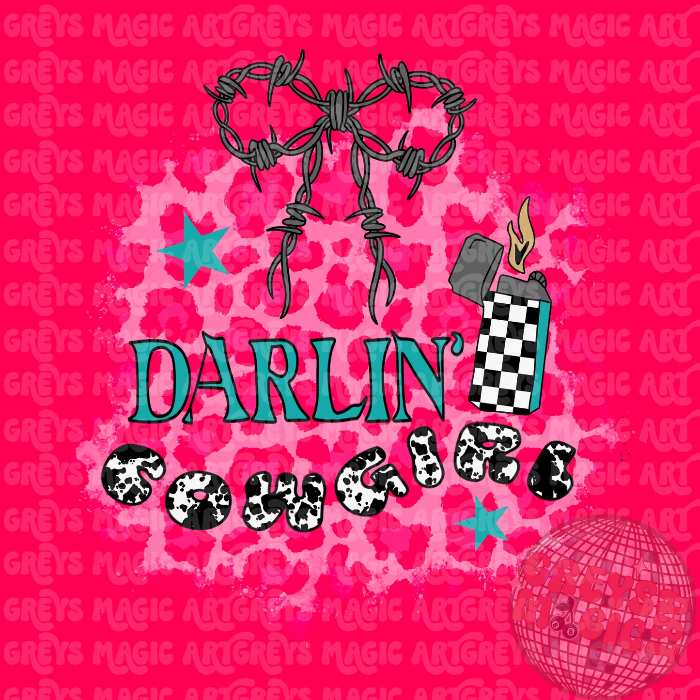 Cheetah Darlin’ Cowgirl PNG