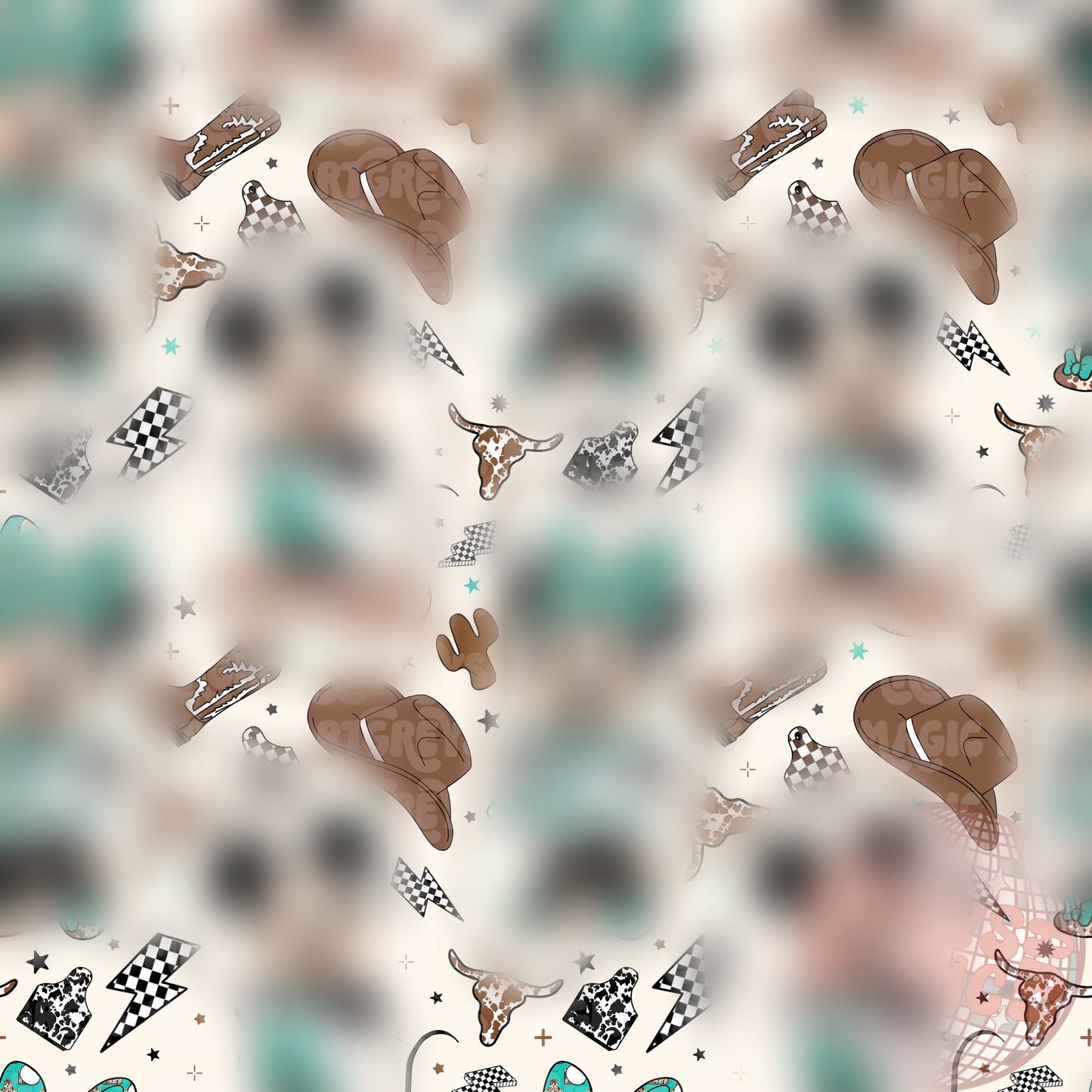 Western Boy Mice Seamless File