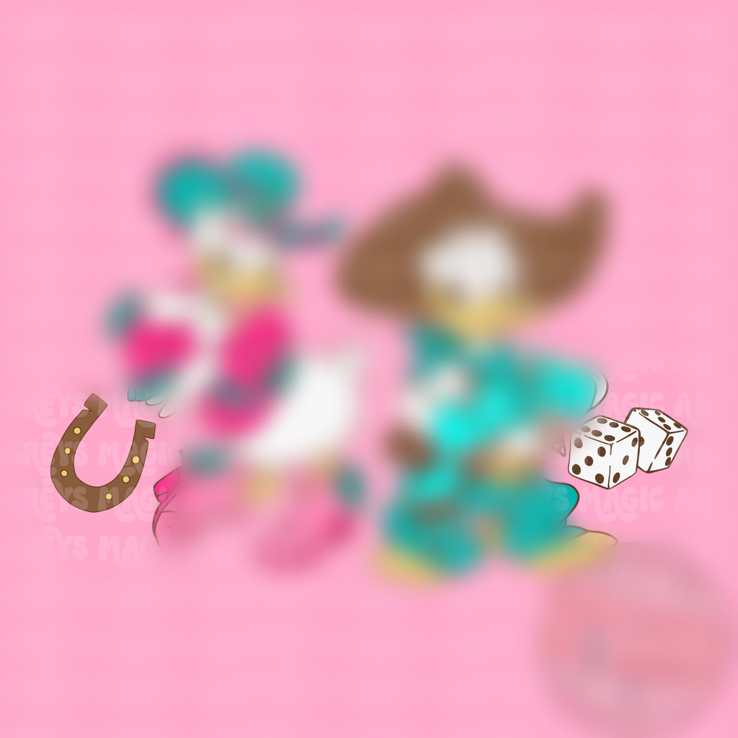 Girl Western Ducks PNG