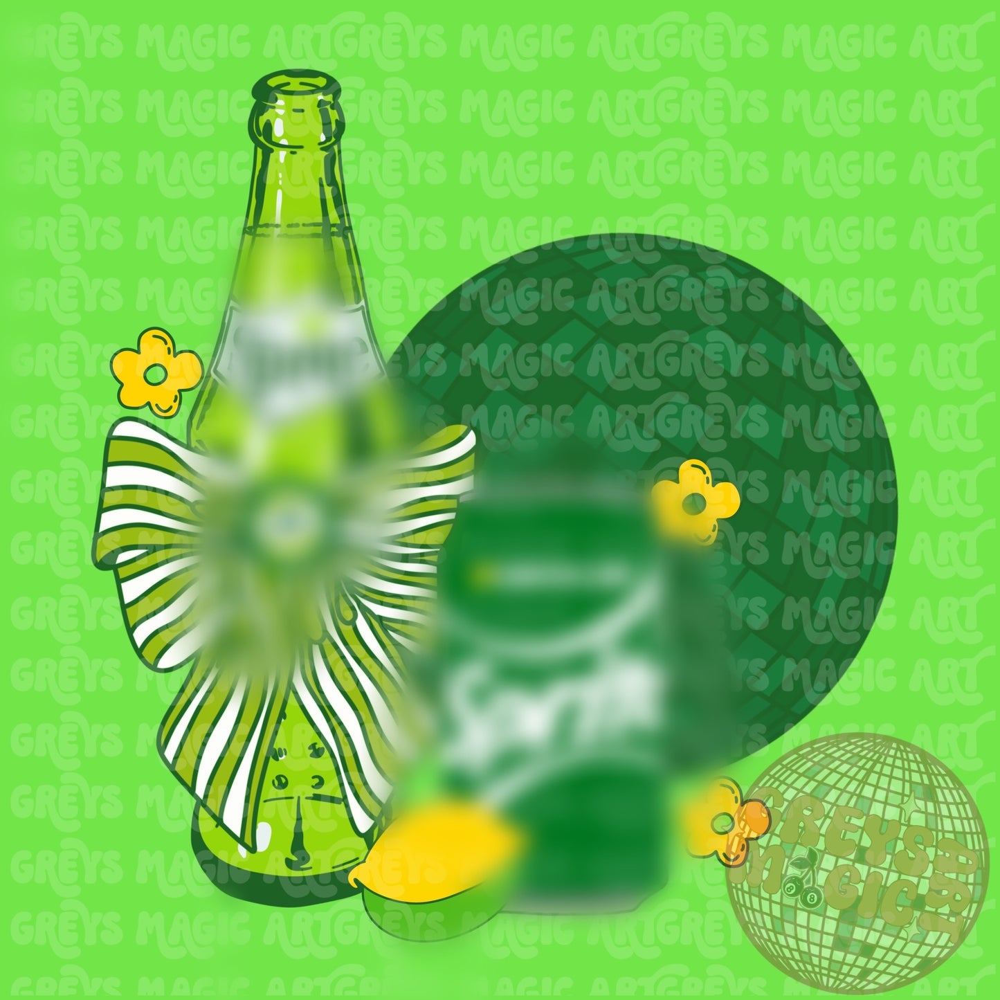 Lemon Lime Soda PNG