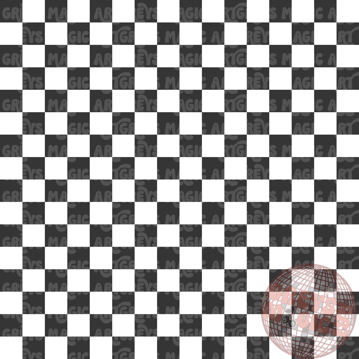 Western Bottles Checkered Coord Seamless File