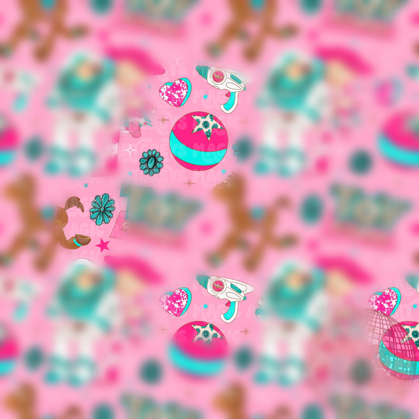 Pink Western Buzz TS Seamless File