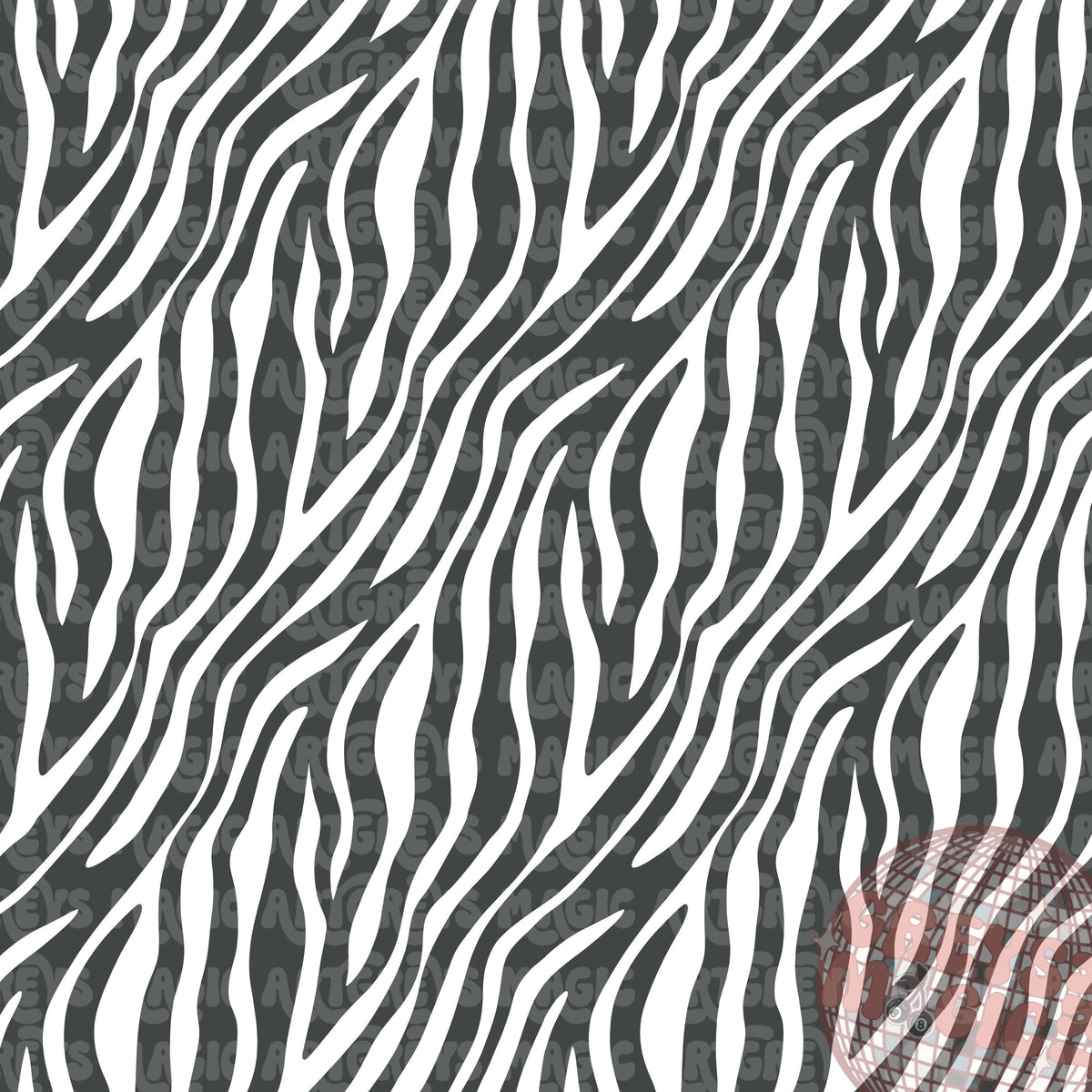 Boots On The Wild Side Zebra Coord