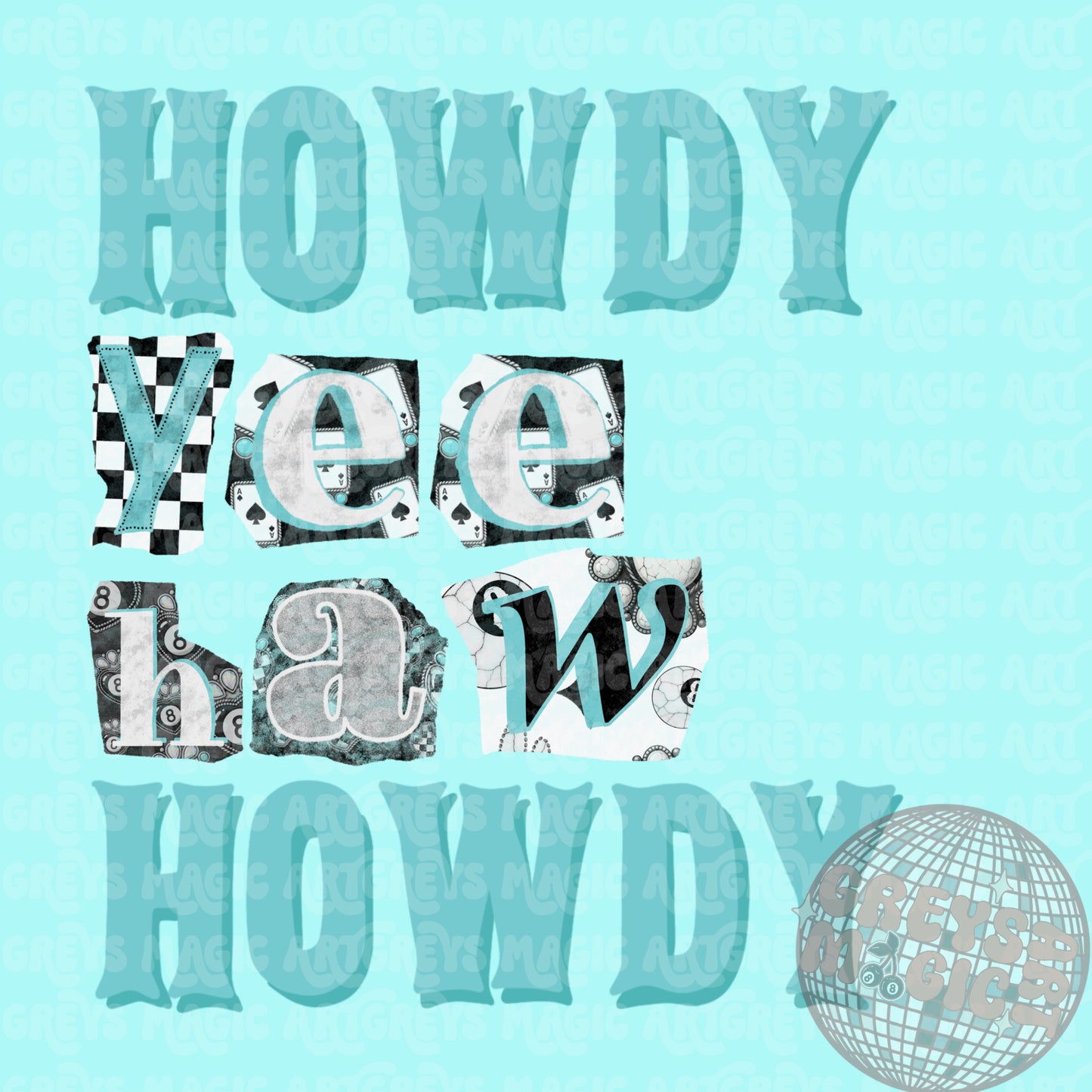 Howdy Yeehaw Howdy PNG