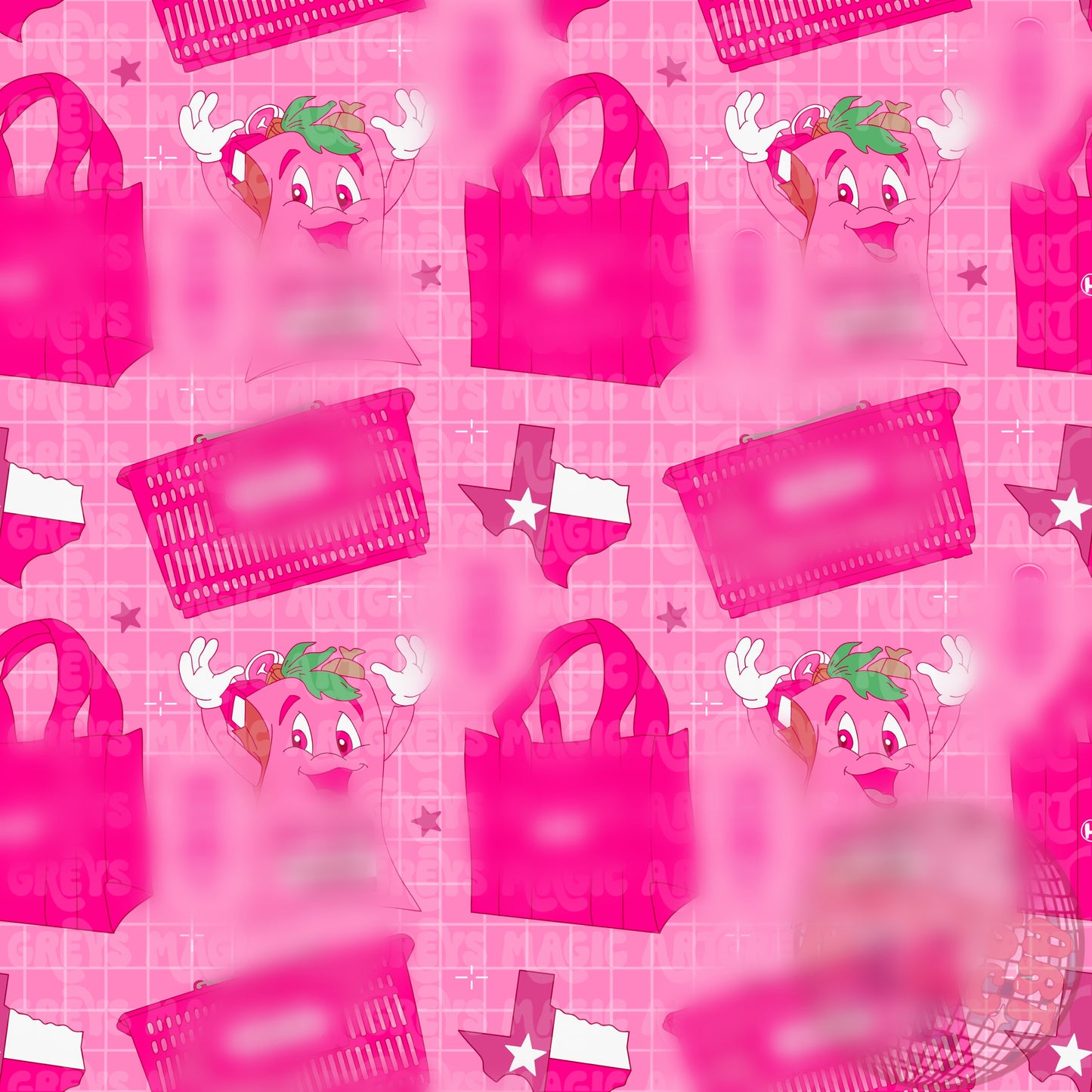 Pink Texas Store Seamless File