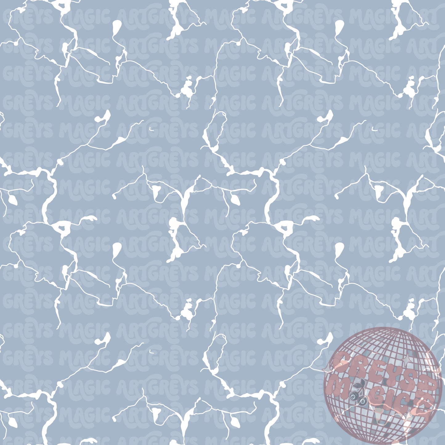 Muted Blue And White Stone Marble Rep Exclusive Coord Seamless File