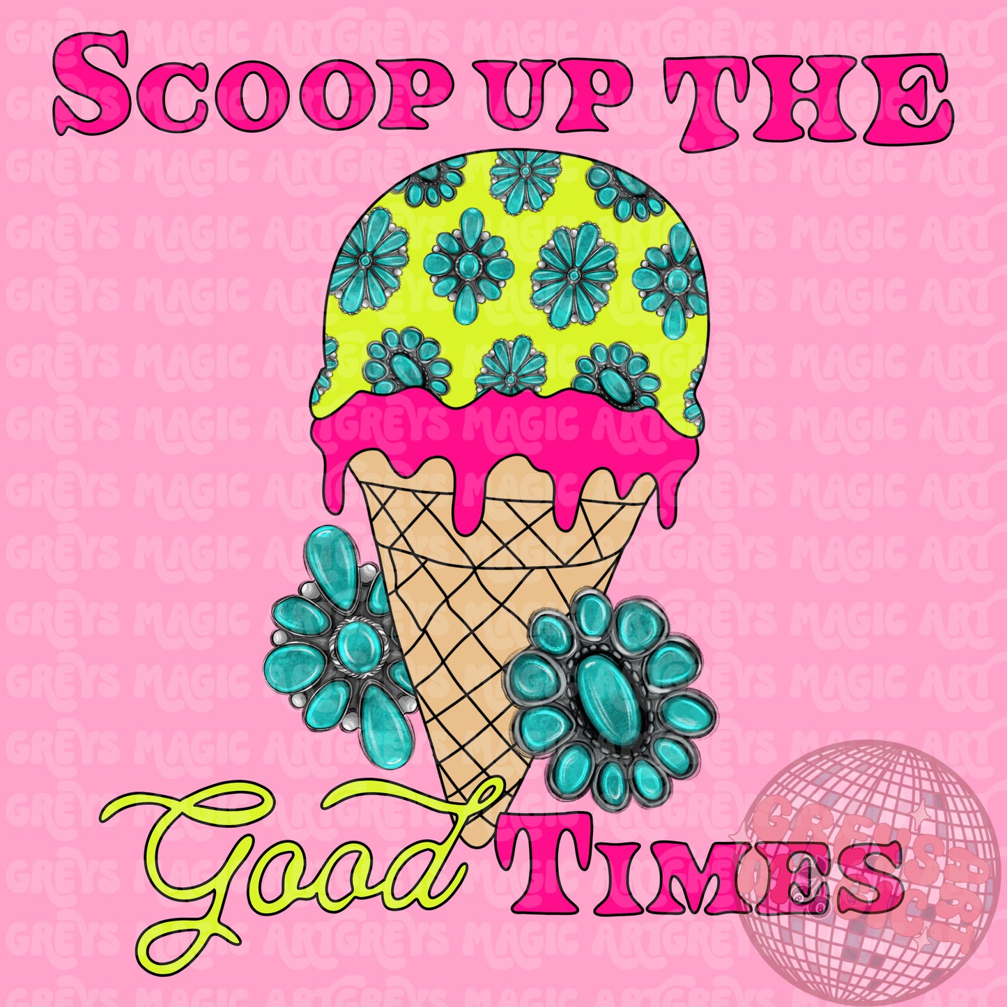 Scoop Up The Good Times PNG