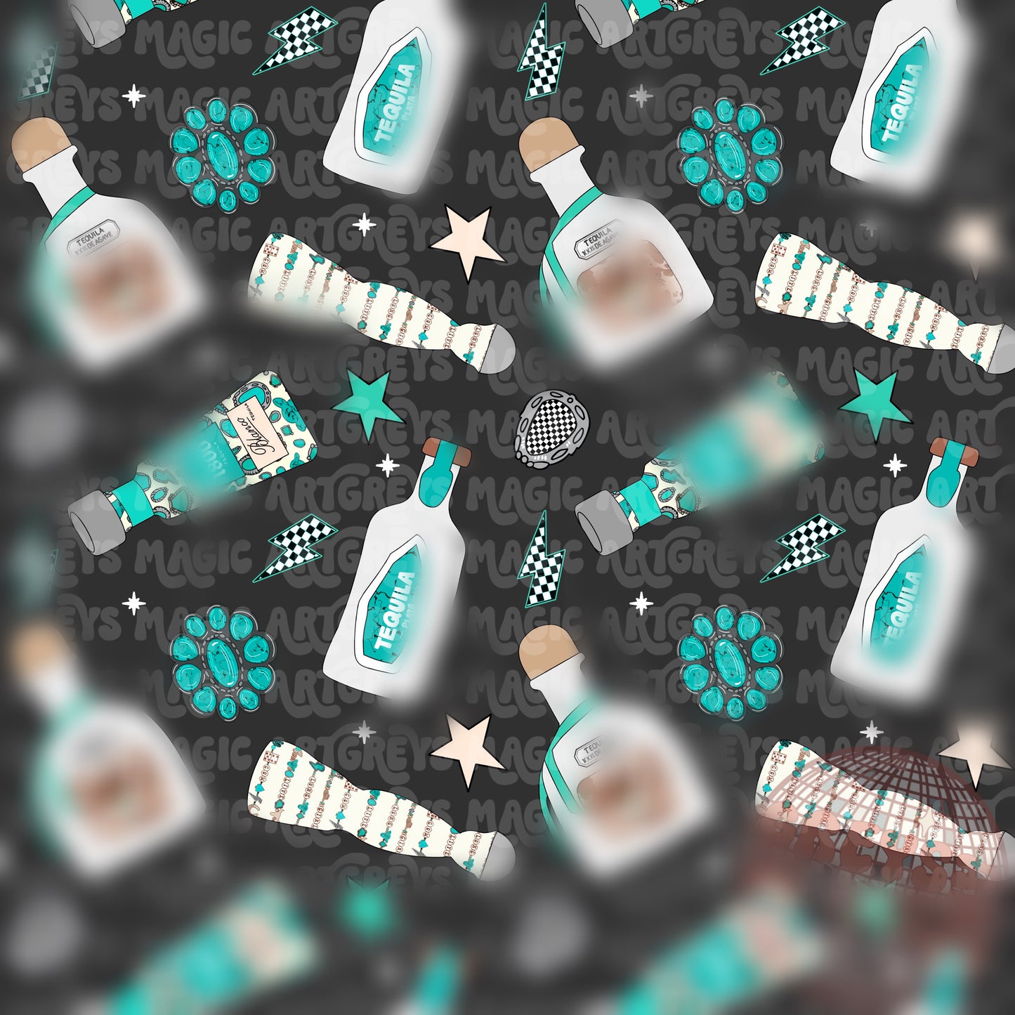 Western Tequilas Seamless File