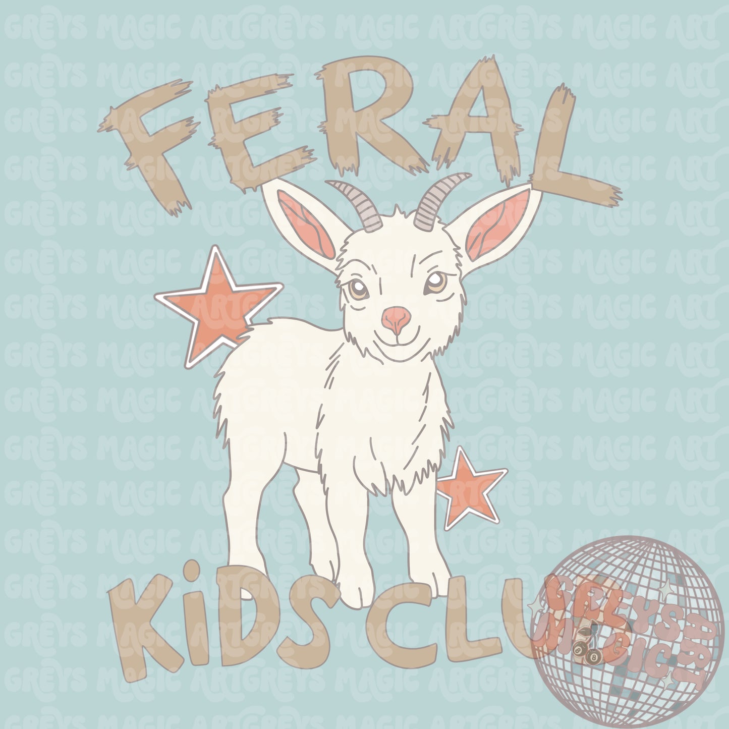 Feral Kids Club PNG