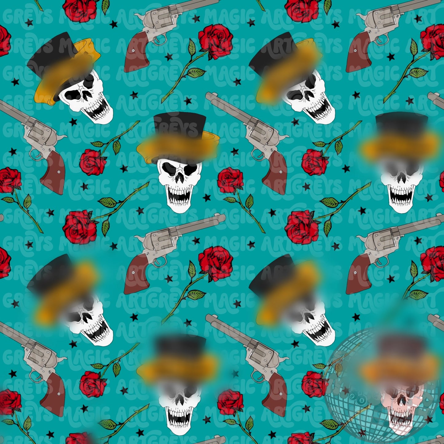 Roses & Guns Seamless File