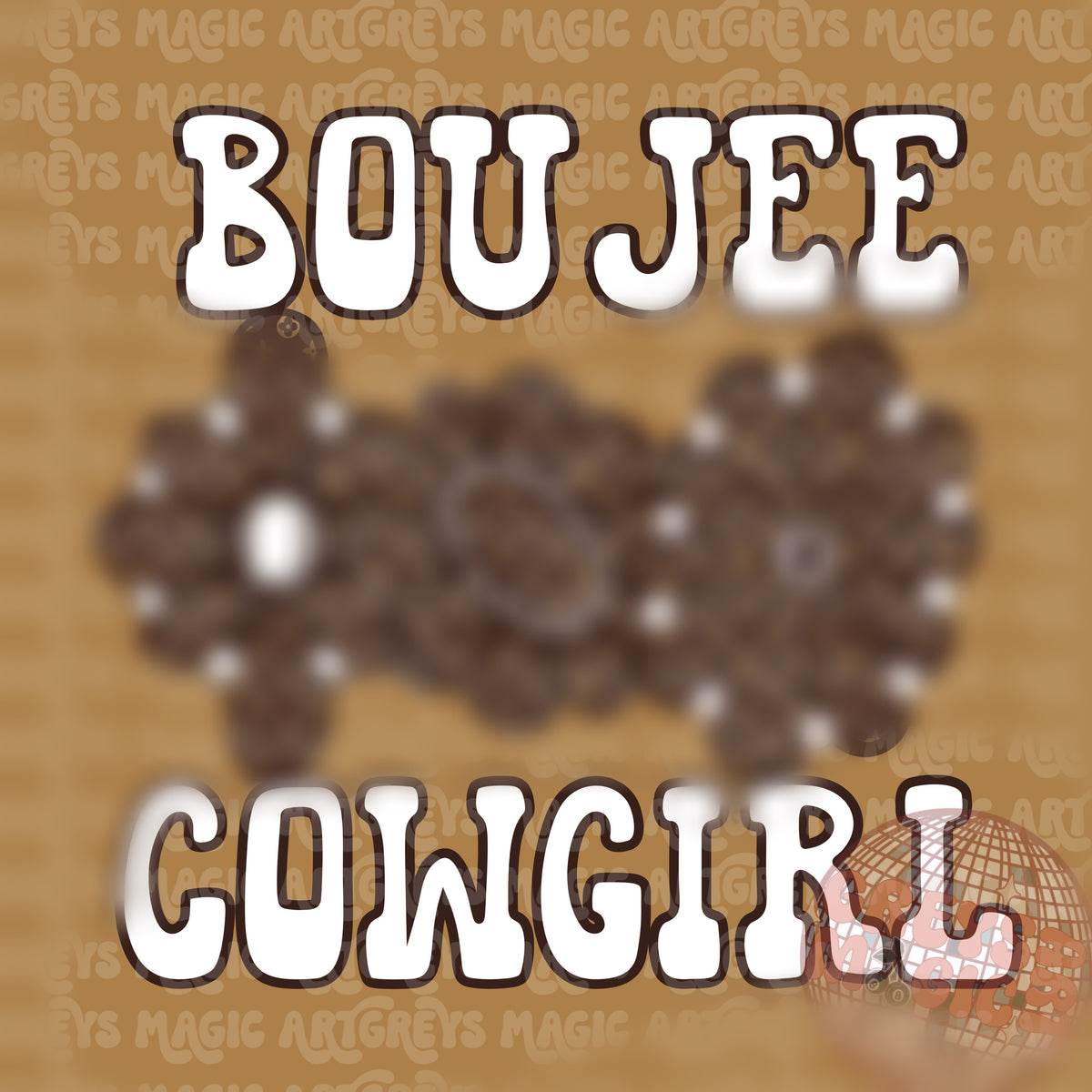 Boujee Cowgirl Conchos PNG