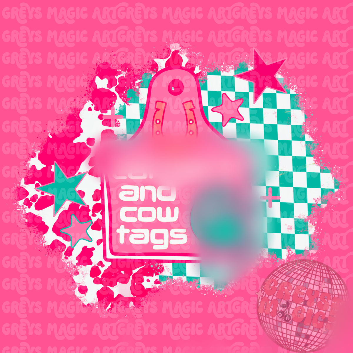 Girl CH And Cowtags PNG