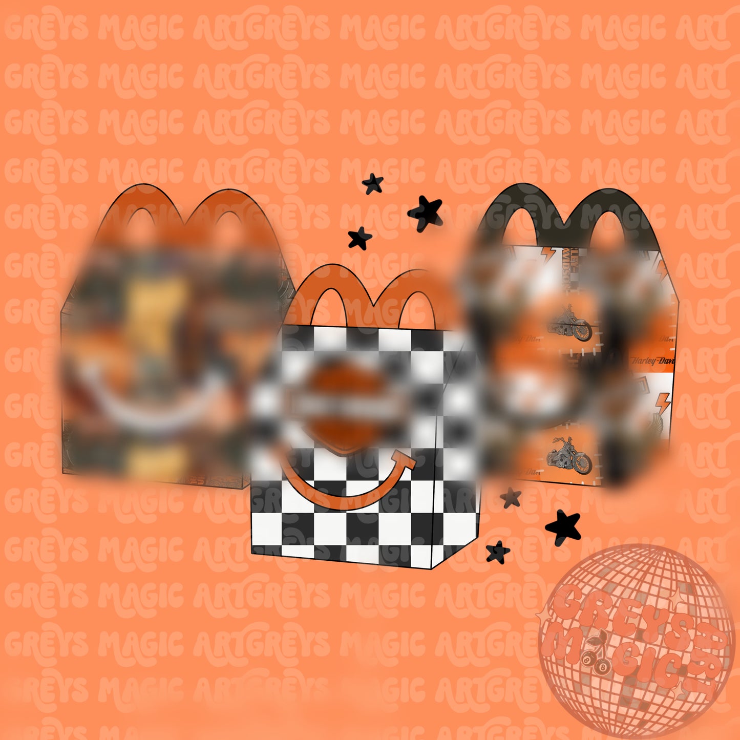 Boy Motorcycle Happy Meals PNG