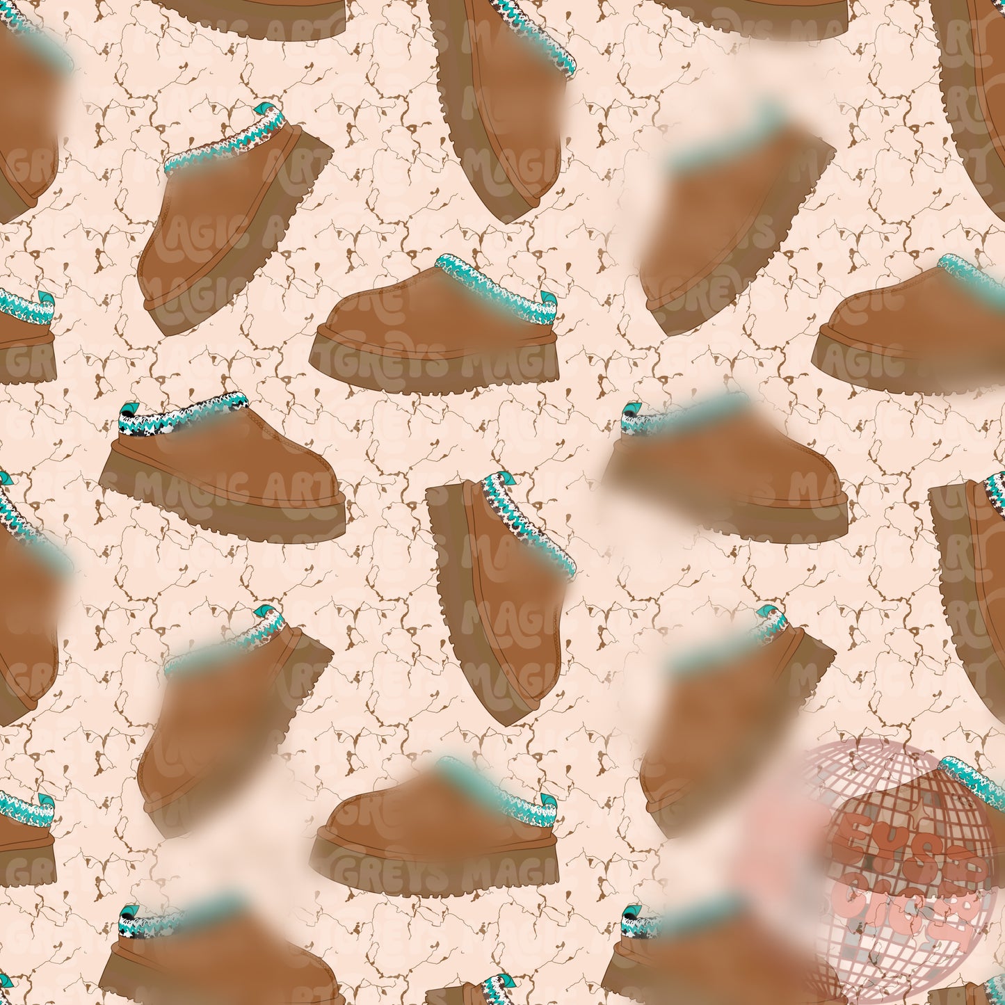 Western Slippers Seamless File