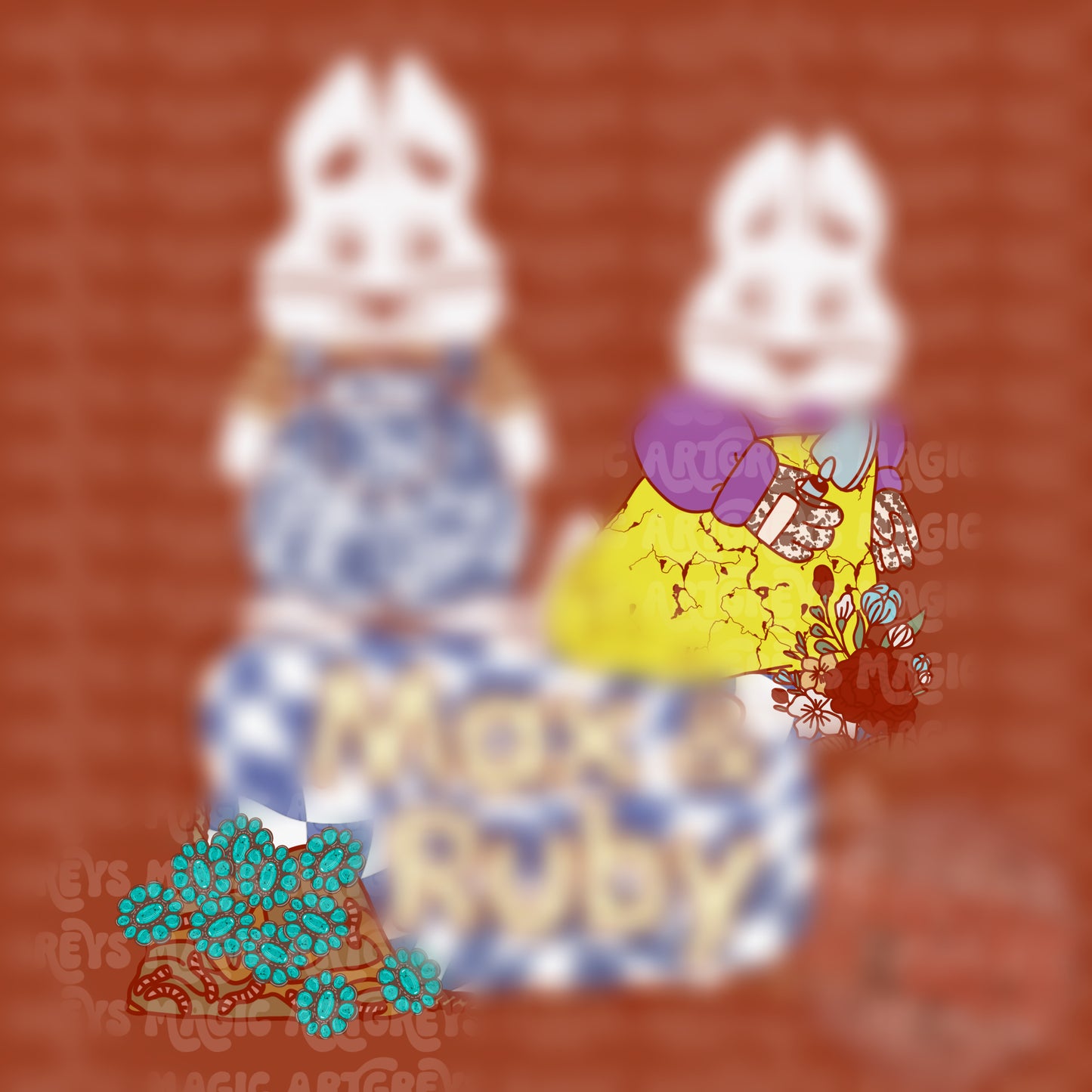 Western M&R Bunny PNG