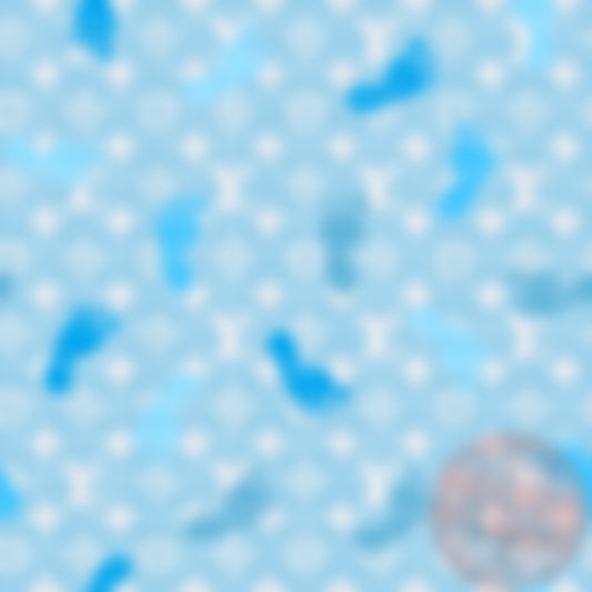 Boujee Blue Boy Footprint Seamless File