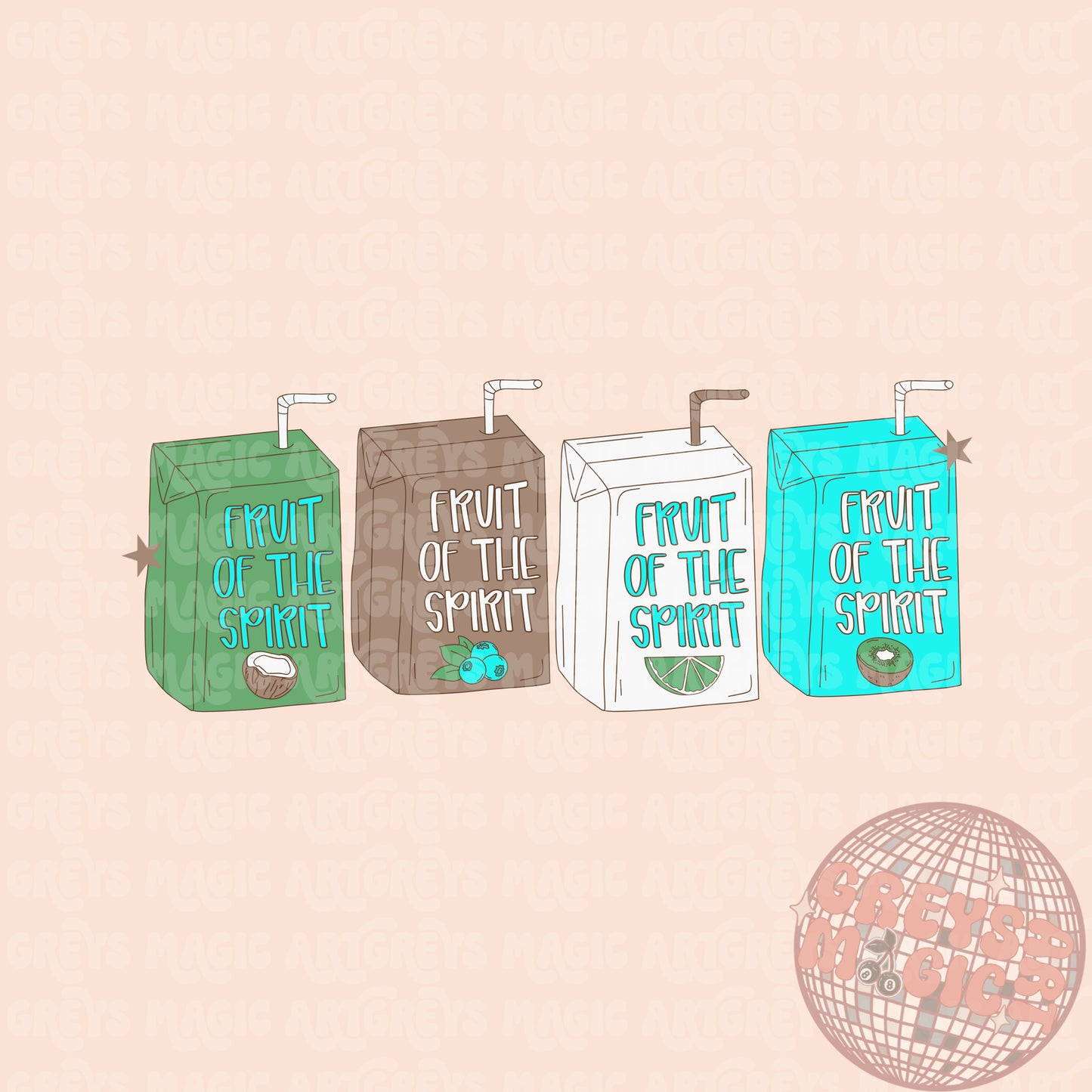 Boy Fruit Of The Spirit Juice Box PNG