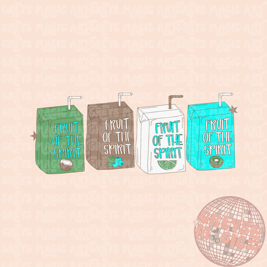 Boy Fruit Of The Spirit Juice Box PNG