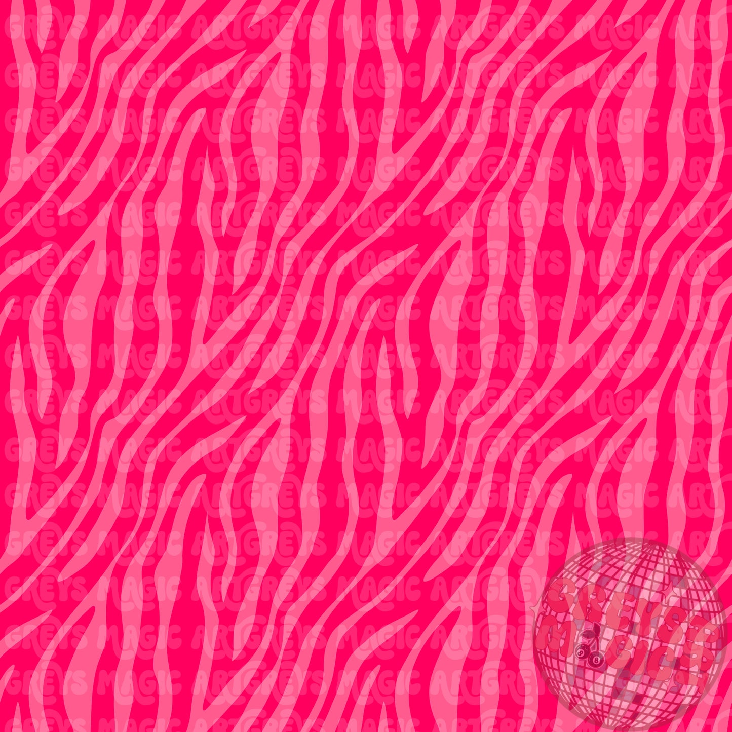 Hot Pink Zebra Seamless File