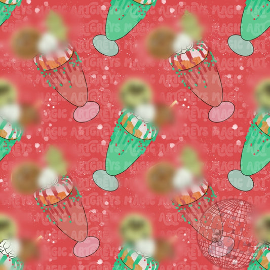 Green Guy Milkshake Seamless File