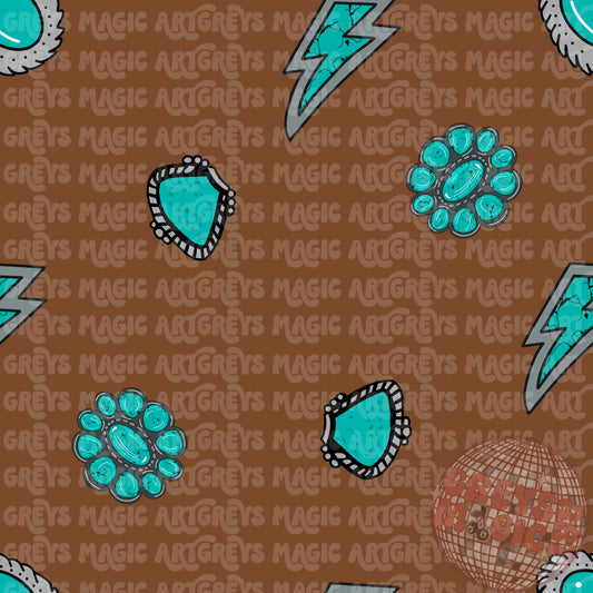 Western Conchos Seamless File