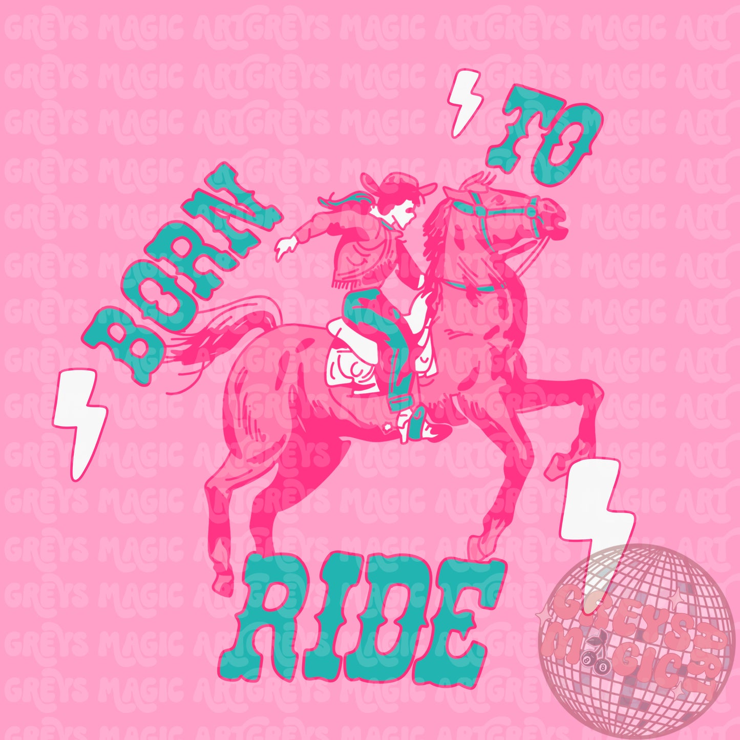 Girl Born To Ride PNG