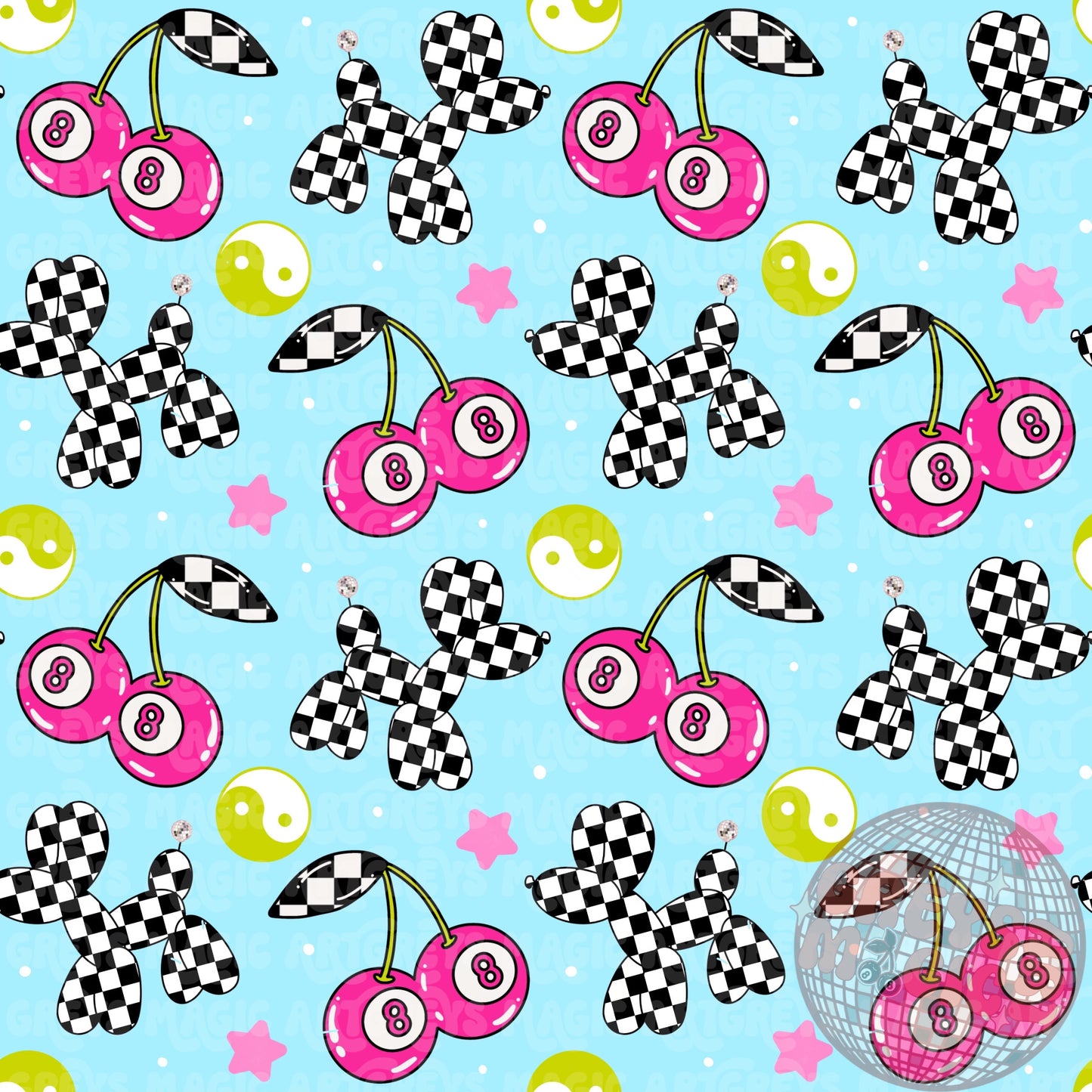 Checkered Groovy Retro Seamless File