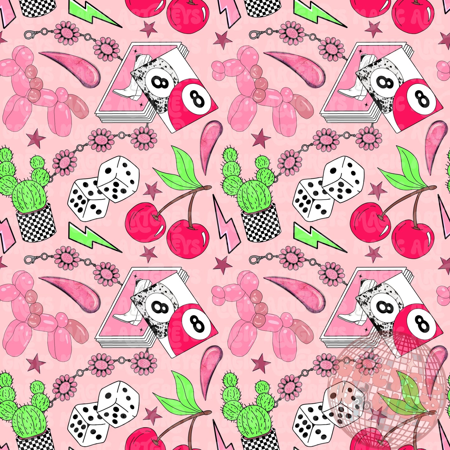 Pink Punchy Mashup Seamless File