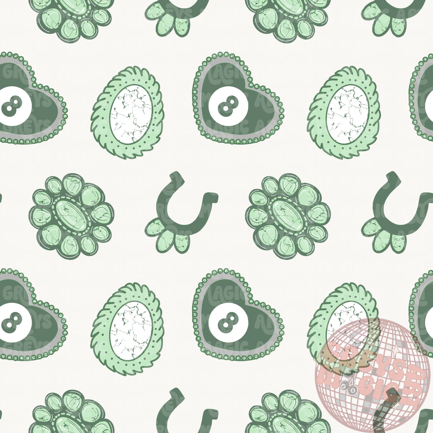 St. Patrick’s Day Concho Seamless File