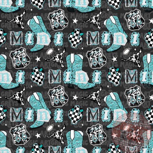 Mini Western Turquoise Seamless File