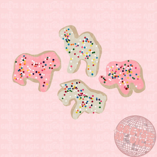 Pink Animal Cracker PNG