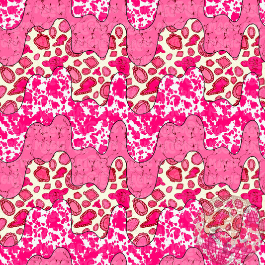 Pink Concho Stone Drip Seamless File