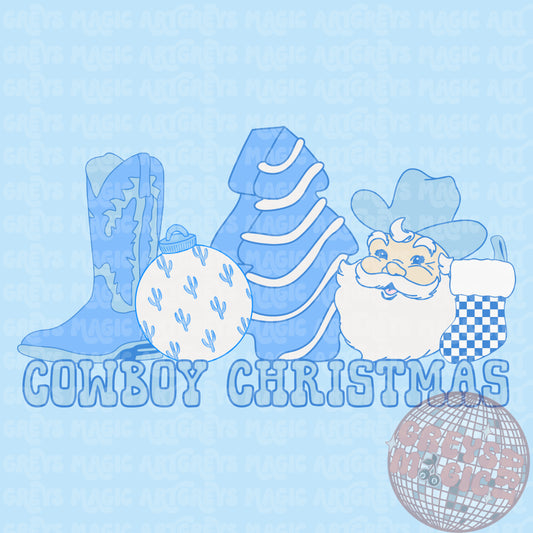Cowboy Christmas PNG