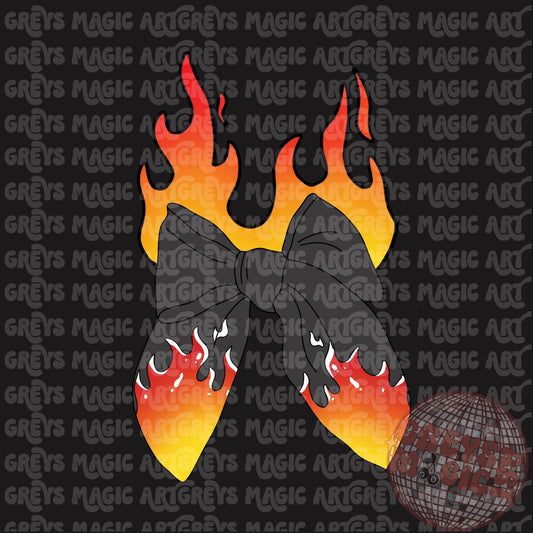 Fire Bow PNG