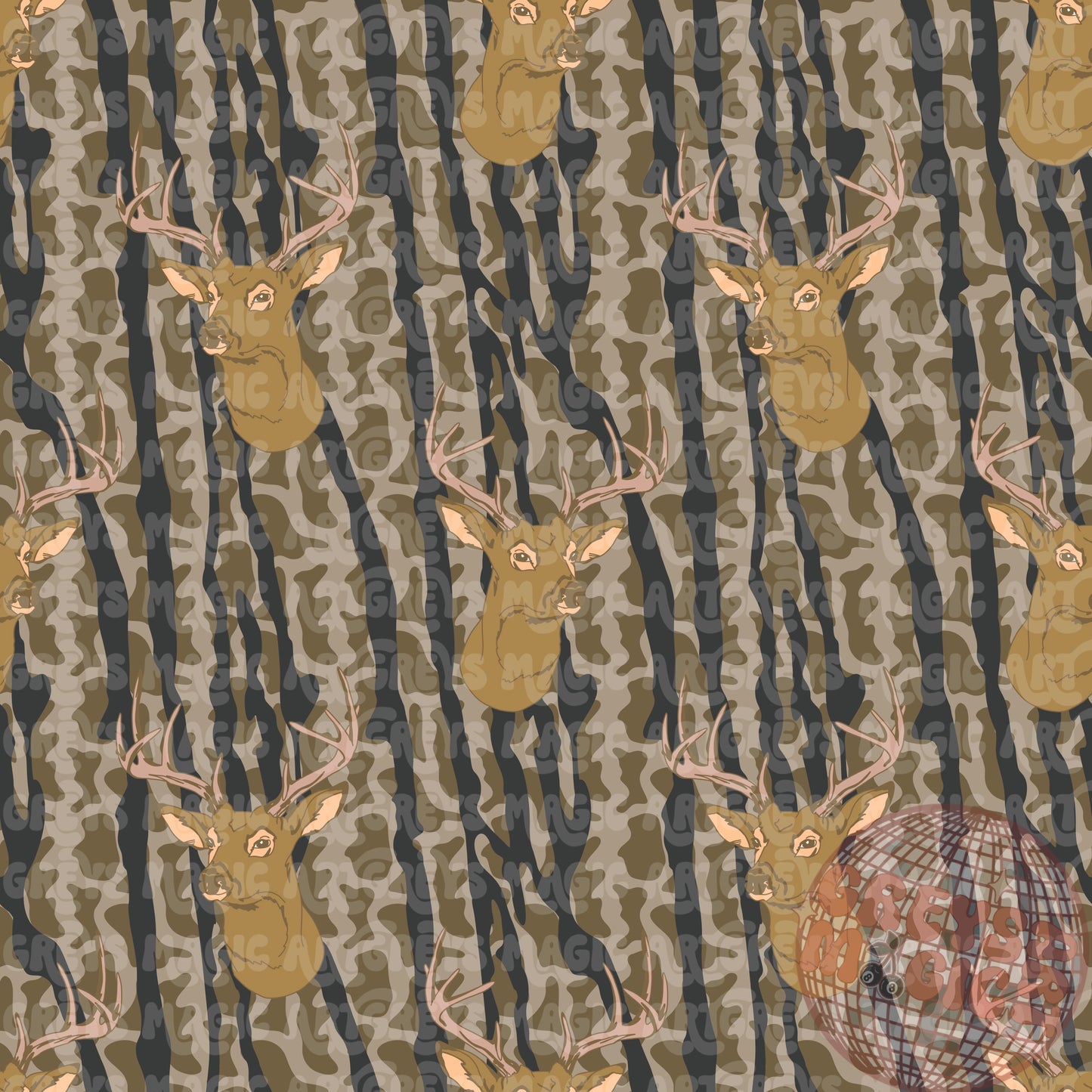 Deer Camo Seamless File