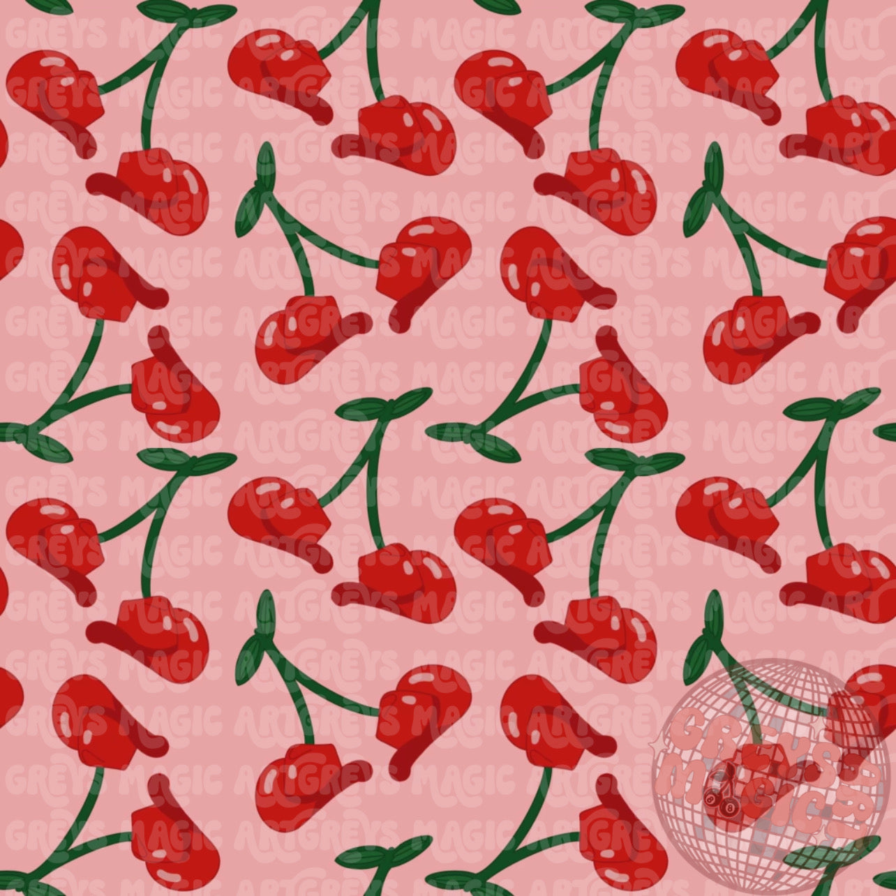 Western Cherries Seamless