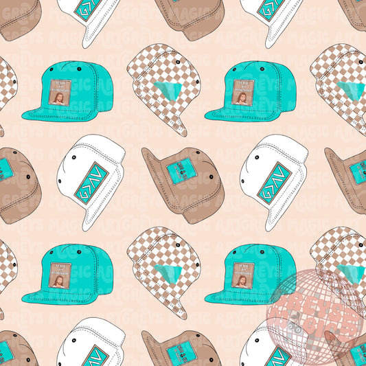 Faith Snapback Hats Seamless File