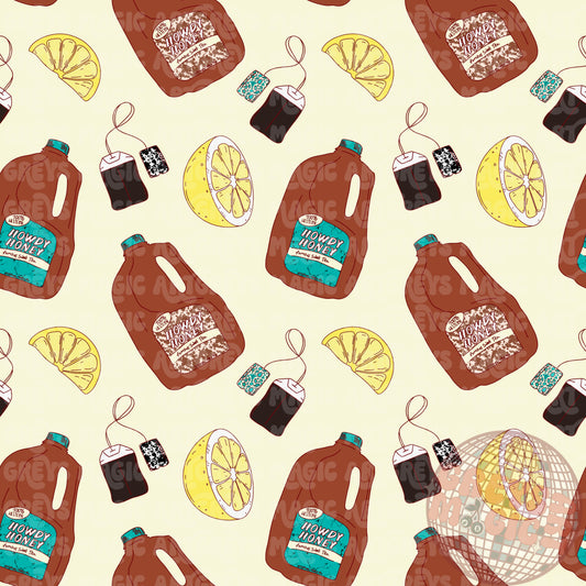 Howdy Honey Sweet Tea Seamless File