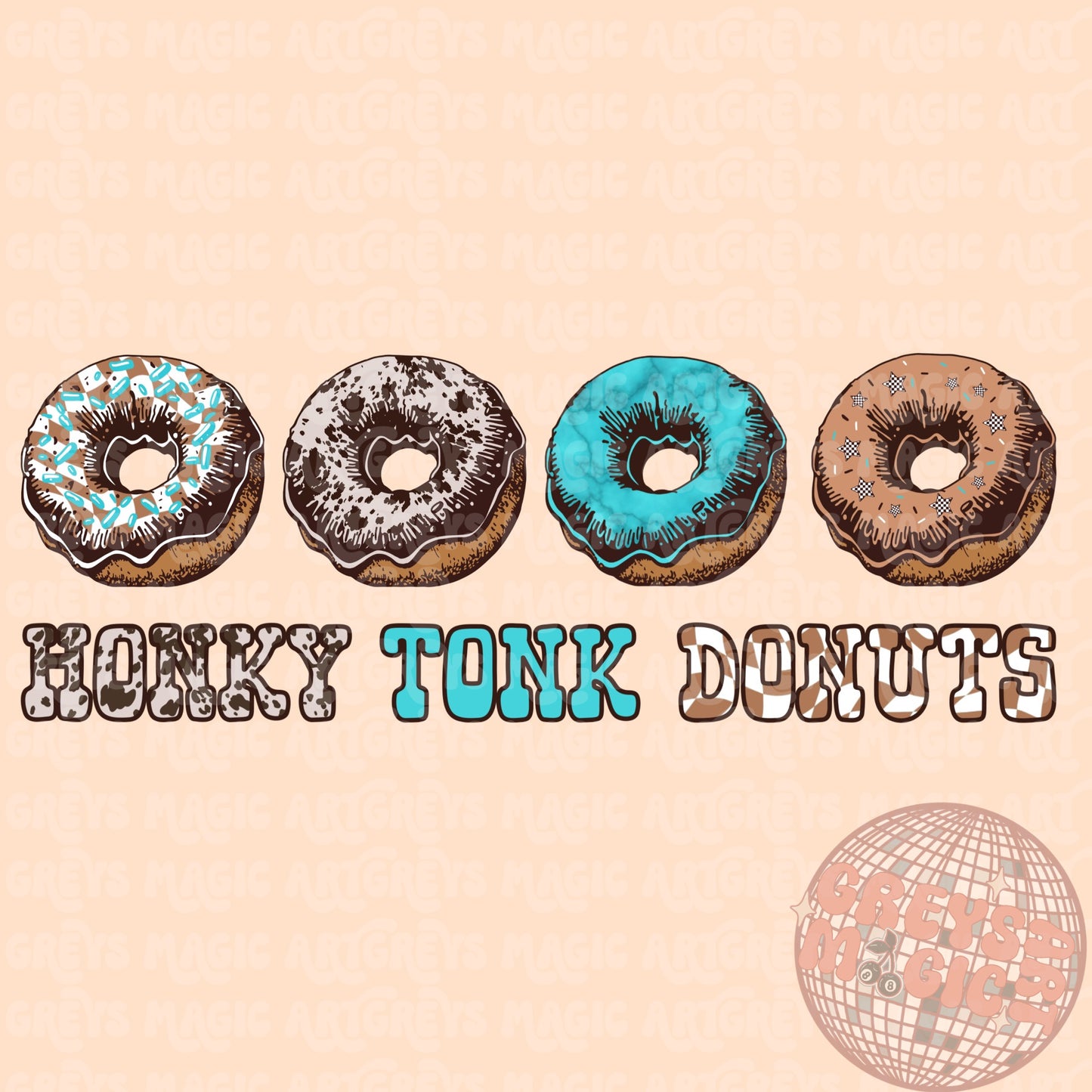 Honky Tonk Donuts PNG