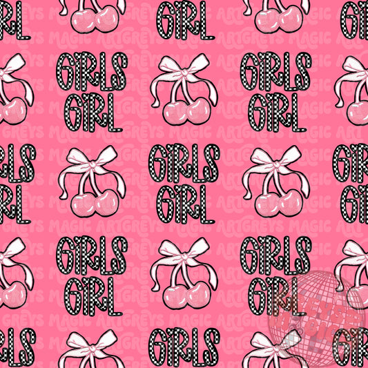 Pink Girls Girl Seamless File