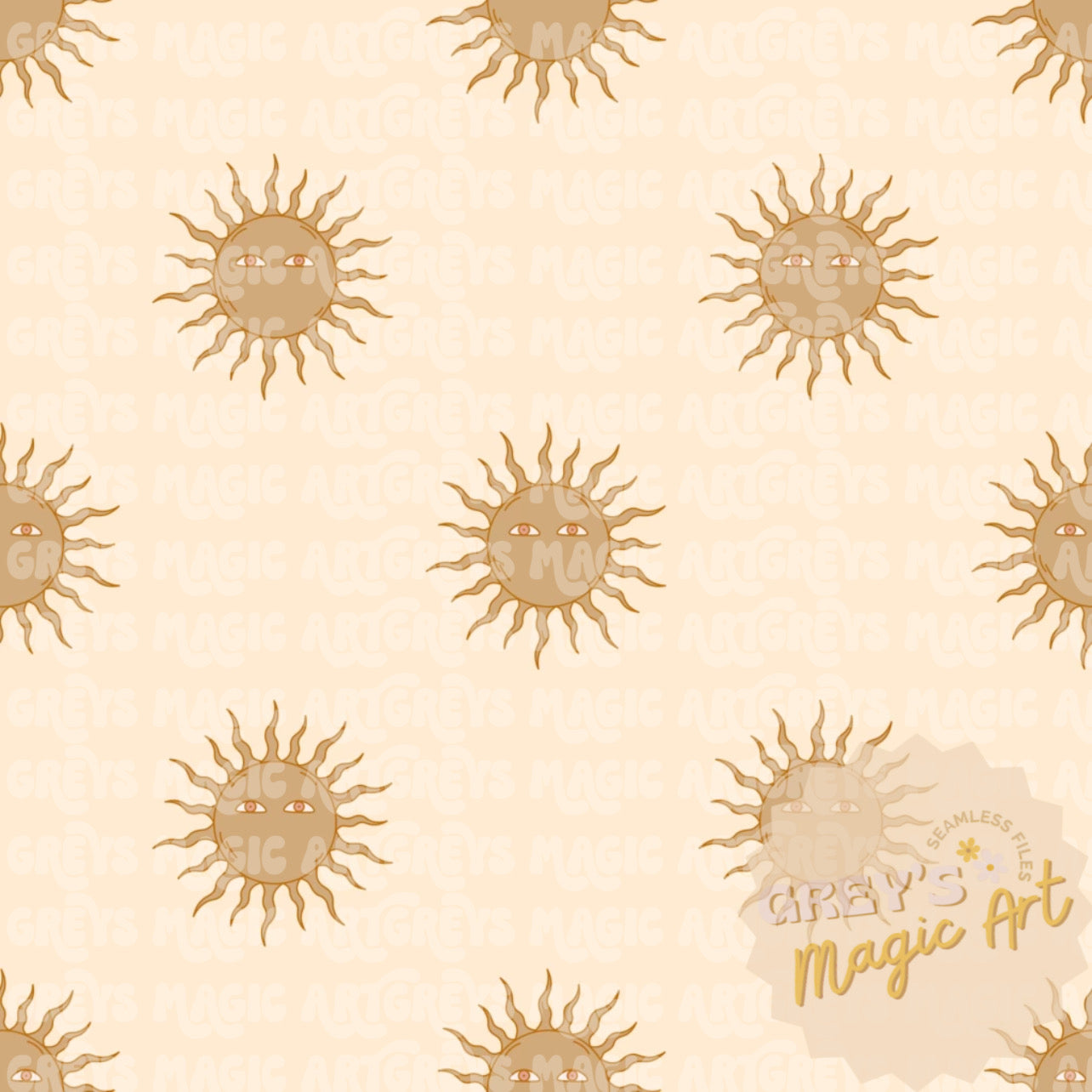 Boho Sun Seamless File