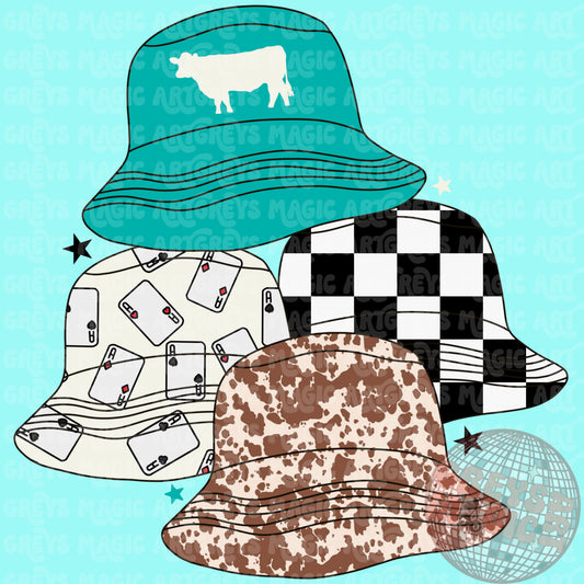 Boy Western Bucket Hats PNG