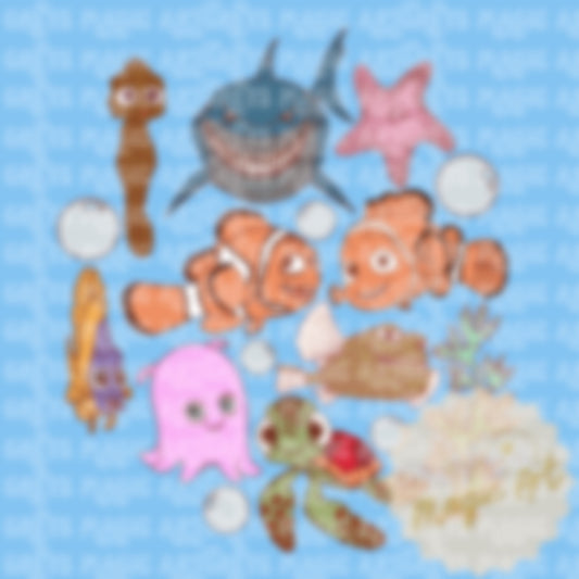 Clown Fish and Friends PNG